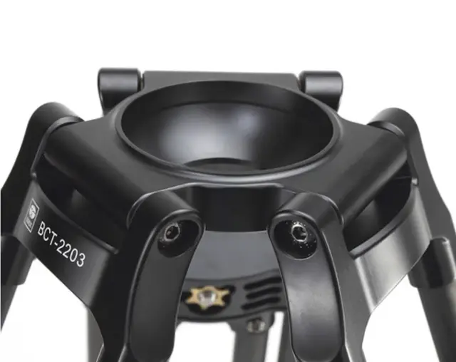 Sirui BCT-2203 Broadcast Video Tripod Kraftig Videostativ i karbon 75mm skål 