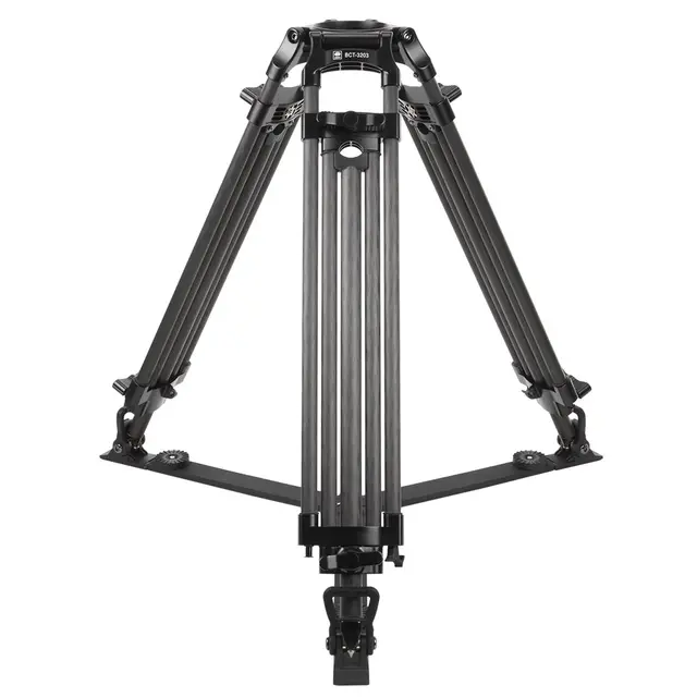 Sirui BCT-3203 Broadcast Video Tripod Kraftig Videostativ i karbon 100mm skål 