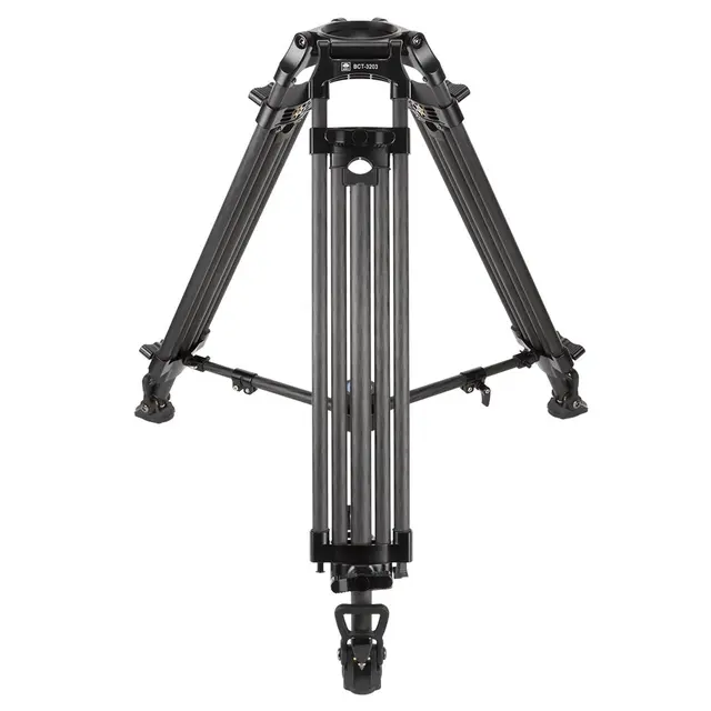 Sirui BCT-3203 Broadcast Video Tripod Kraftig Videostativ i karbon 100mm skål 
