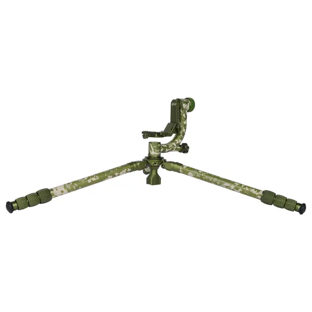 Sirui CT-3204+CH20 Camoflage Tripod+Gimb Fotostativ m/gimbal hode. Kamuflasje 