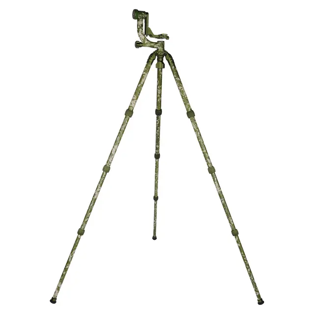 Sirui CT-3204+CH20 Camoflage Tripod+Gimb Fotostativ m/gimbal hode. Kamuflasje 