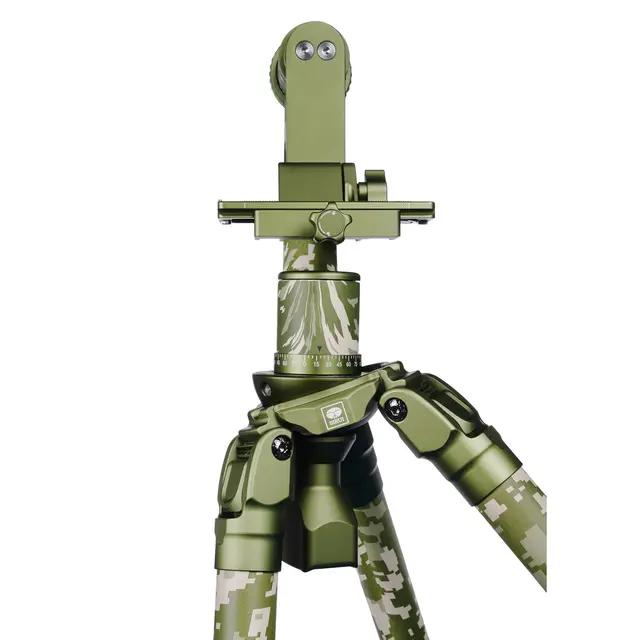 Sirui CT-3204+CH20 Camoflage Tripod+Gimb Fotostativ m/gimbal hode. Kamuflasje 