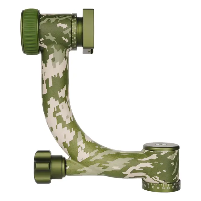 Sirui CT-3204+CH20 Camoflage Tripod+Gimb Fotostativ m/gimbal hode. Kamuflasje 