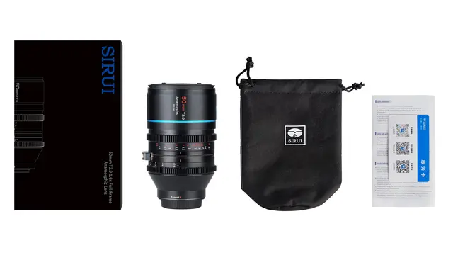 Sirui Anamorphic Lens 1,6x 50mm T2.9 50mm anamorft objektiv for L-mount 