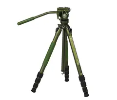 Sirui Pilot Series Alu Tripod Kit Green GT04 stativ + GT5 videohode.