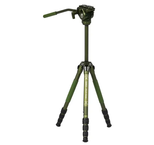 Sirui Pilot Series Alu Tripod Kit Green GT04 stativ + GT5 videohode. 