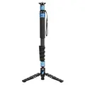 Sirui P-325FL Monopod m/st&#248;ttefot Lang Ettbensstativ i karbon Max 1,7m