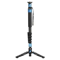 Sirui P-325FL Monopod m/st&#248;ttefot Lang Ettbensstativ i karbon Max 1,7m