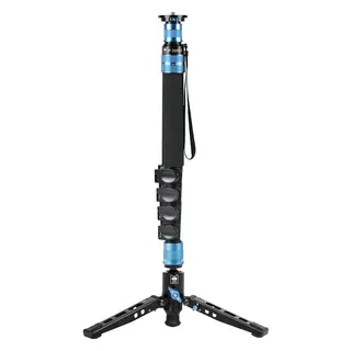 Sirui P-325FS Monopod m/st&#248;ttefot Kort Ettbensstativ i karbon Max 1,4m