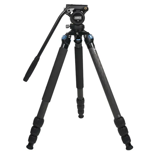 Sirui Tripod Kit R-2214X+S3 Karbonfiber-kit med videohode 