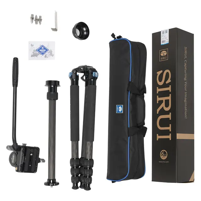 Sirui Tripod Kit R-2214X+S3 Karbonfiber-kit med videohode 