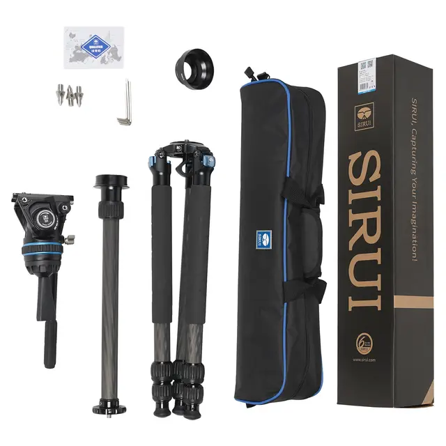 Sirui Tripod Kit R-3213X+S5 Karbonfiber-kit med videohode 