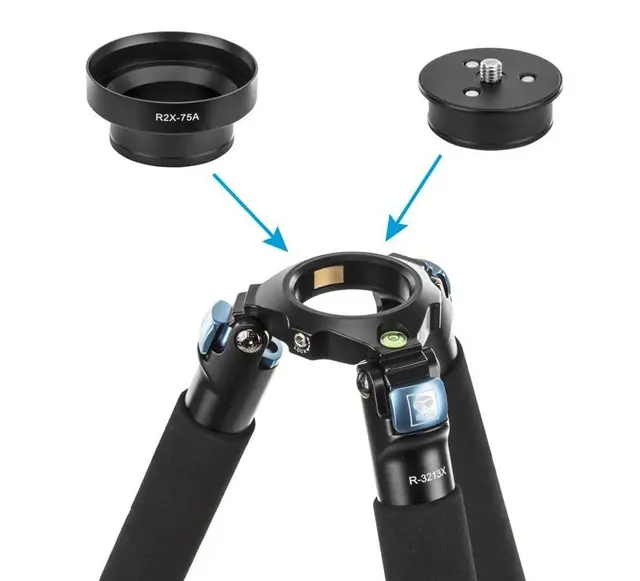 Sirui Tripod R-5214XL Carbon Kraftig stativ, 2m Utskiftbar plattform 