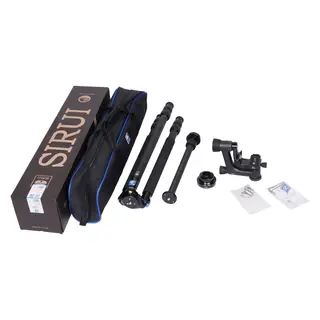 SiruiR-3213+PH-10 Tripod+Gimbal head Fotostativ for lange teler