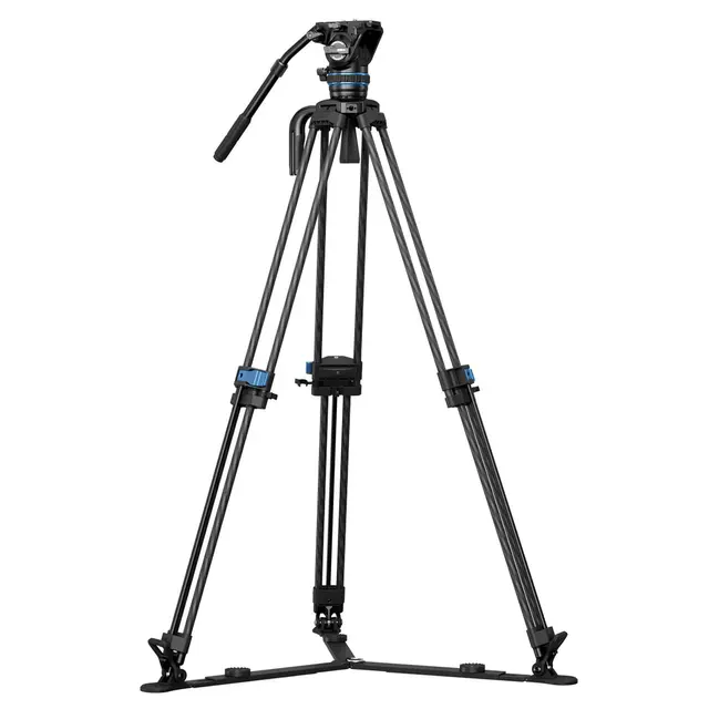 Sirui SQ75+S5 Pro Video Tripod Kit Carbon Fibel. Rapid Twin-Leg 