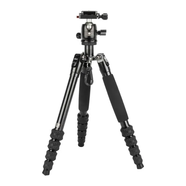 Sirui Traveler 5AX Aluminium Tripod ReiseStativ med kulehode. Arca Swiss 
