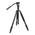 Sirui Traveler 7VA Aluminium Tripod Videostativ m/VA-5 videohode. Arca Swiss