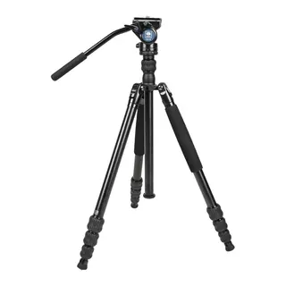 Sirui Traveler 7VA Aluminium Tripod Videostativ m/VA-5 videohode. Arca Swiss