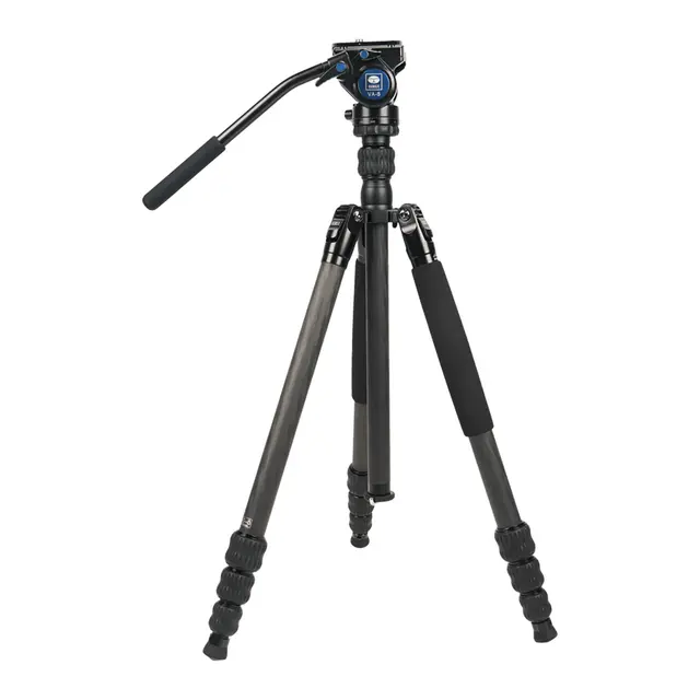 Sirui Traveler 7VC Karbon Tripod Videostativ m/VA-5 videohode. Arca Swiss 
