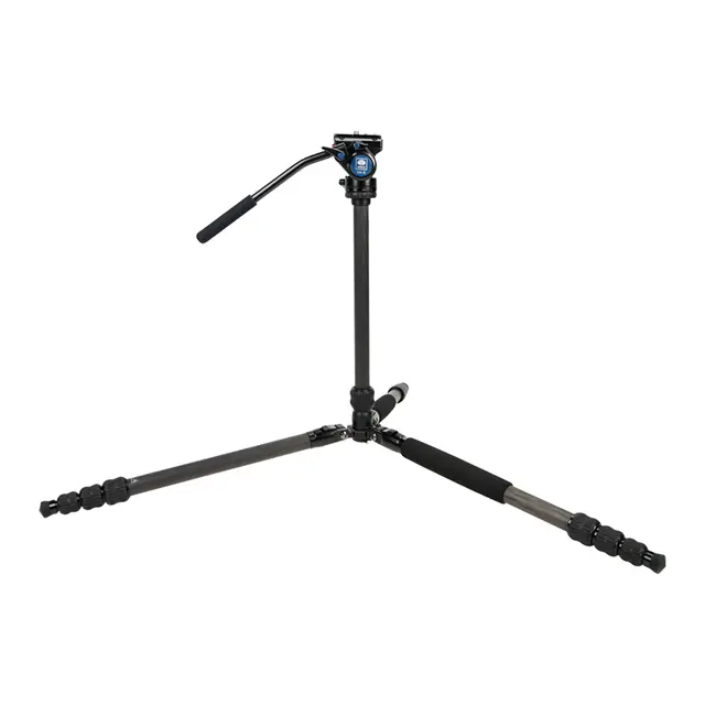 Sirui Traveler 7VC Karbon Tripod Videostativ m/VA-5 videohode. Arca Swiss 