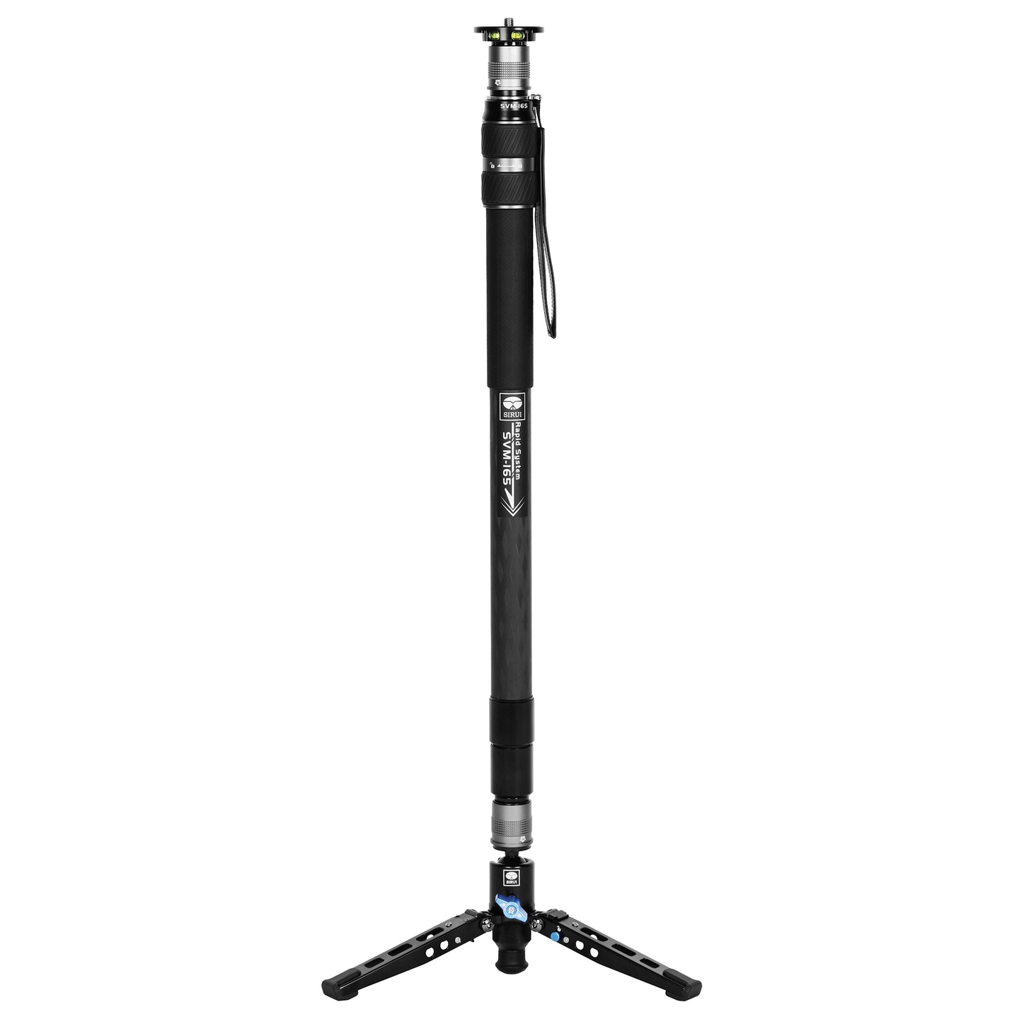 Sirui SVM-165P Monopod Rapid Pedal Versi Ettbensstativ i karbon med pedal. 1,65m