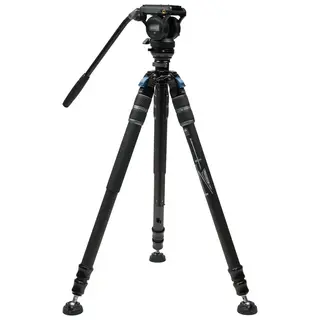 Sirui SVS60+S3 One-Step Height-Adjustmen Carbon Fiber Video Tripod Kit