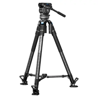 Sirui SVS75+VHS10 Pro Video Tripod Kit Rapid Videostativ m/hode