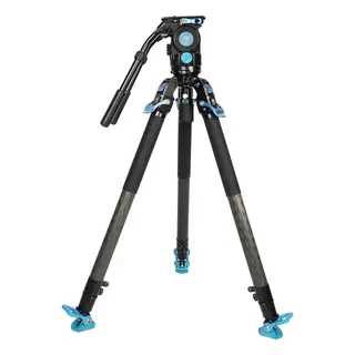 Sirui Pro Video Tripod Rapid SVT-75 LITE Med Fluid Head SVH15