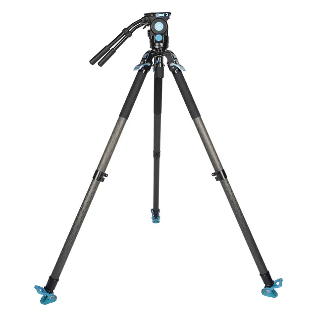 Sirui Pro Video Tripod Rapid SVT-75 LITE Med Fluid Head SVH15 