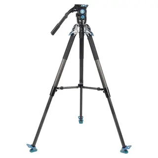 Sirui Pro Video Tripod Rapid SVT-75 PRO Med Fluid Head SVH15