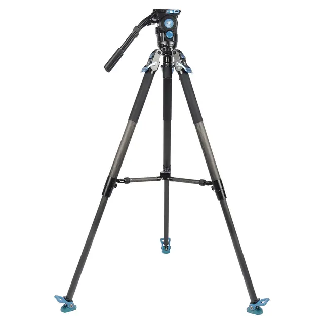 Sirui Pro Video Tripod Rapid SVT-75 PRO Med Fluid Head SVH15 
