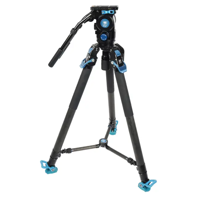 Sirui Pro Video Tripod Rapid SVT-75 PRO Med Fluid Head SVH15 