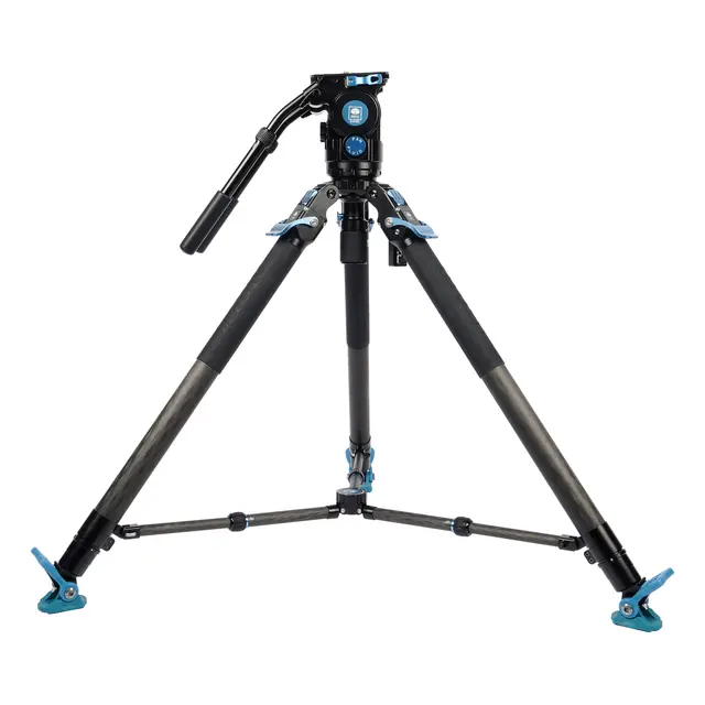 Sirui Pro Video Tripod Rapid SVT-75 PRO Med Fluid Head SVH15 