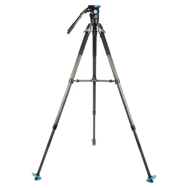 Sirui Pro Video Tripod Rapid SVT-75 PRO Med Fluid Head SVH15 