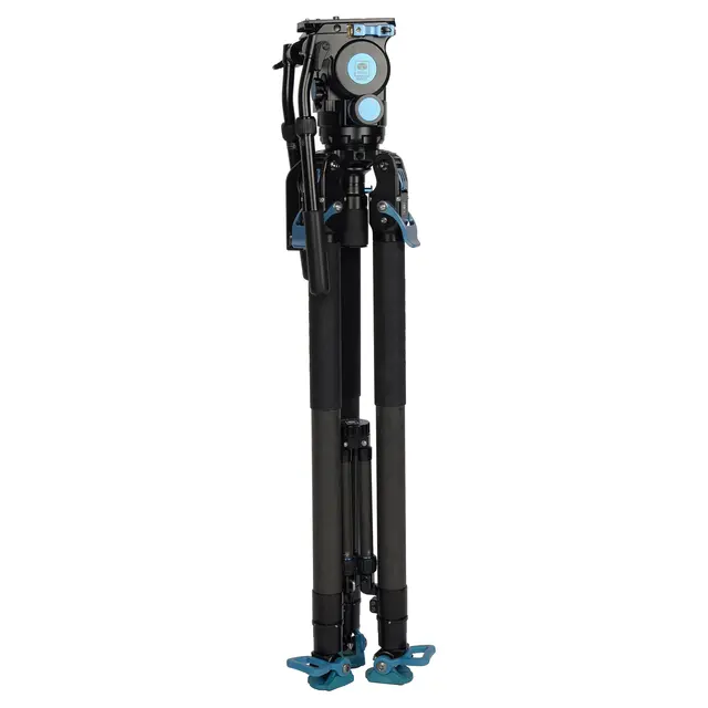 Sirui Pro Video Tripod Rapid SVT-75 PRO Med Fluid Head SVH15 