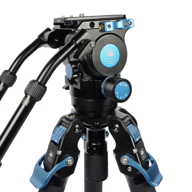 Sirui Pro Video Tripod Rapid SVT-75 PRO Med Fluid Head SVH15 