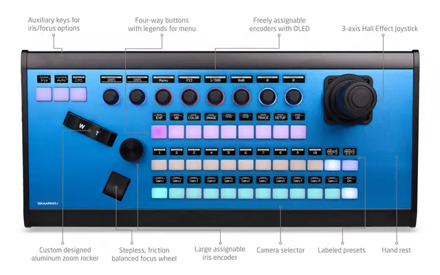 Skaarhoj PTZ Extreme Blue Pill PTZ Kontroller 