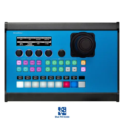 Skaarhoj PTZ Pro V2 Hall Effect w/Hall Effect Joystick, Blue Pill