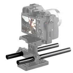 SmallRig 1051 Alu Rods 15mm 20 cm 2pk 2 stk 20cm Sort 15mm r&#248;r