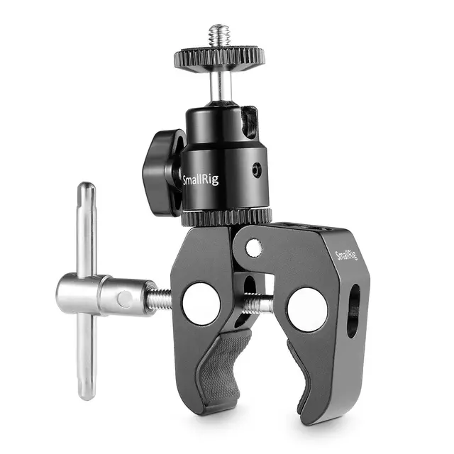 SmallRig 1124 Ball Head Mount m/ CoolClamp 