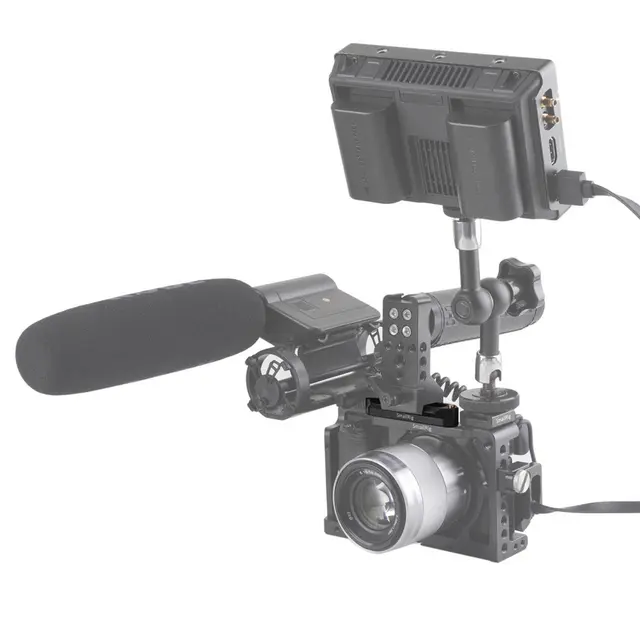 SmallRig 1195B Quick Rel Safety Rail 7cm 7cm Nato Skinne til Kamerabur 