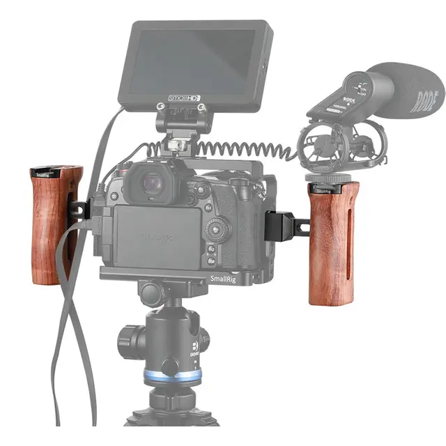 SmallRig 2187 Wooden NATO Side Handle Sidehåntak for Cage 