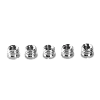 SmallRig 1610 New Thread Adapter med 1/4&quot; til 3/8&quot; gjenger - 5-pakning