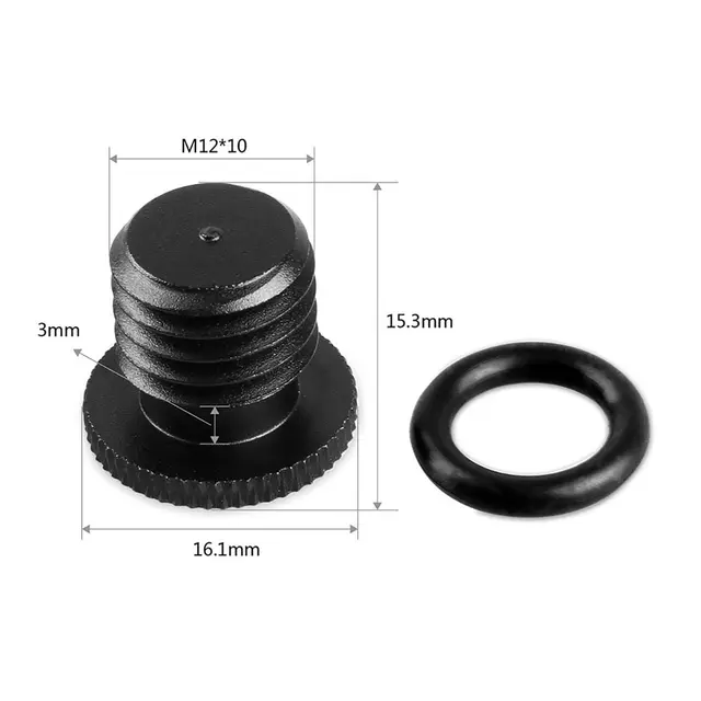 SmallRig 1617 15mm Rod Cap 4stk Rod deksler for 15mm gjengede rør 