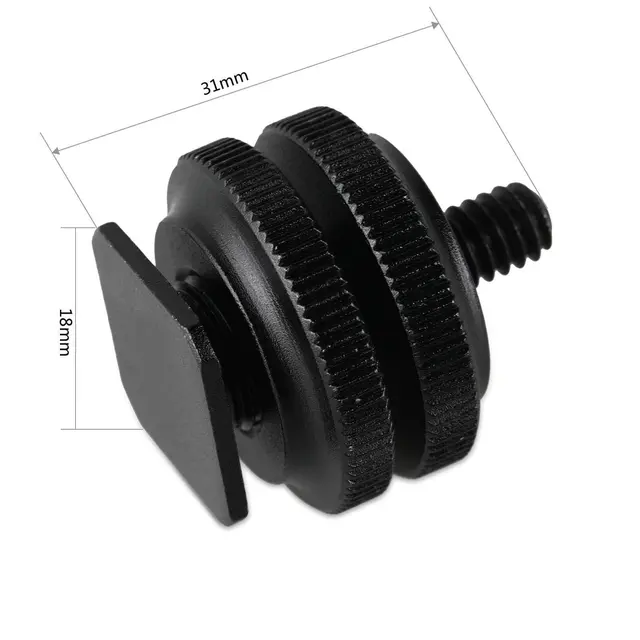SmallRig 1631 Cold Shoe Adapter 2pk Omvendt blitssko. 2pk 