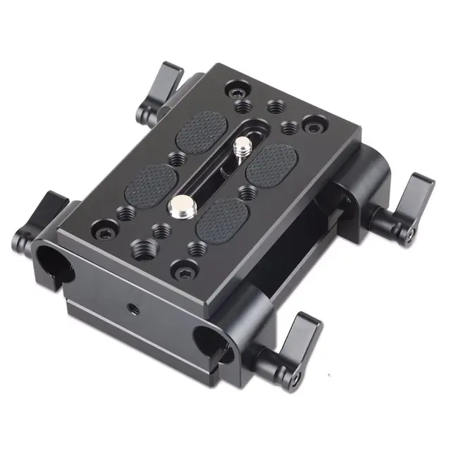 SmallRig 1798 Baseplate med Rod Clamp m/ dobbel 15 mm rod clamp 