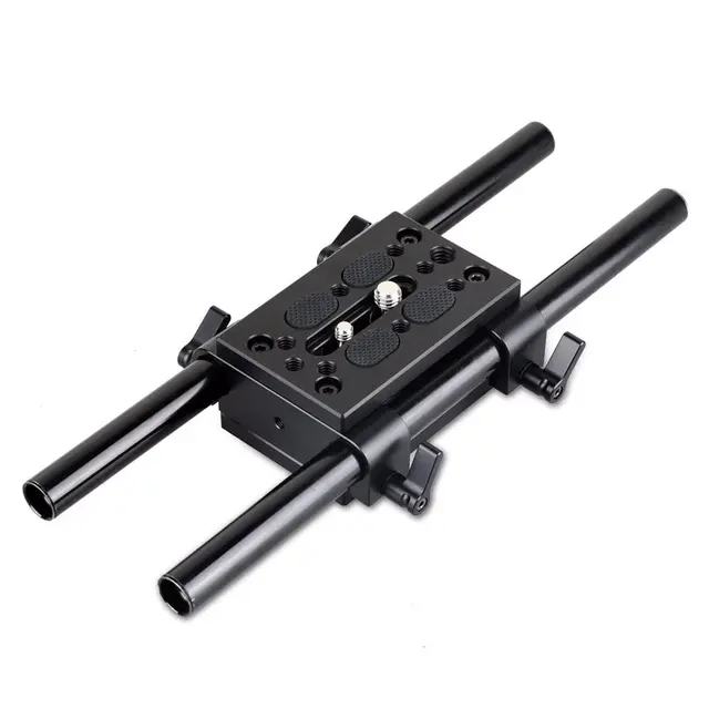 SmallRig 1798 Baseplate med Rod Clamp m/ dobbel 15 mm rod clamp 