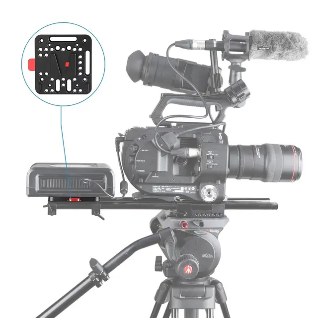 SmallRig 1846C V-Lock Assembly Kit V-Mount feste med Han/Hun 