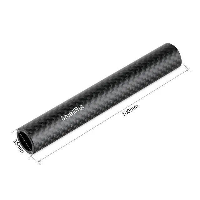 SmallRig 1871 Carbon Fiber Rods 10cm 2 Stk 10cm Rør 15mm 