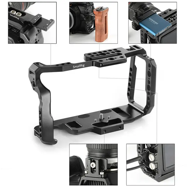 SmallRig 2203B Cage BMD Pocket Cinema Cage for Blackmagic 4K & 6K G1 kamera 